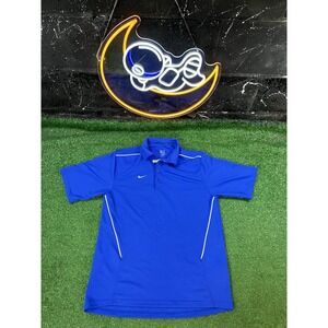 Nike Performance Golf Blue Polo Tee Tshirt Men's Size Small S